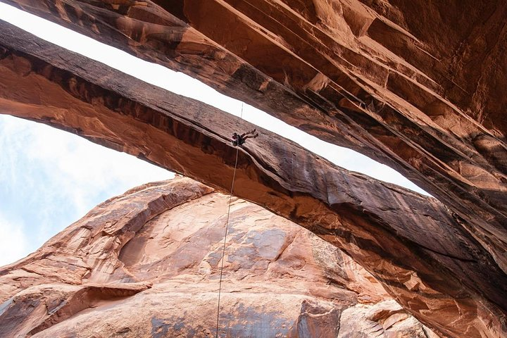 Morning Glory Bridge and rappel